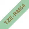 Brother TZE-RM54 Beschriftungsband Gold auf Mintfarbe