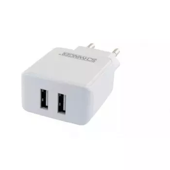 Mobiles Ladegerät Schwaiger LPRO230 502 Universal Weiß AC Innenbereich