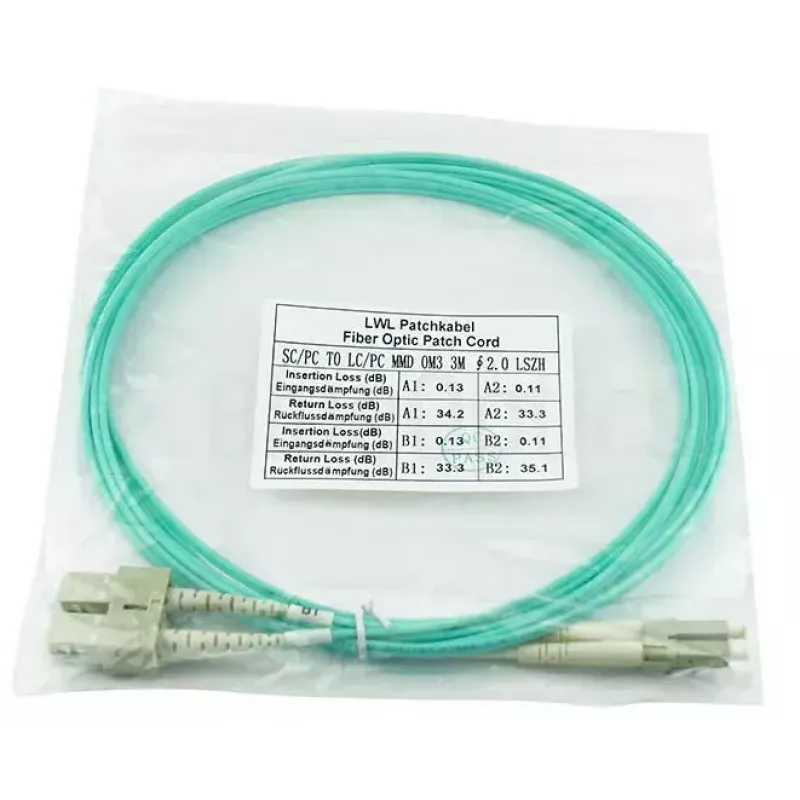 BlueOptics SFP3132EU7.5MK InfiniBand Glasfaserkabel 7,5 m LC SC Aqua