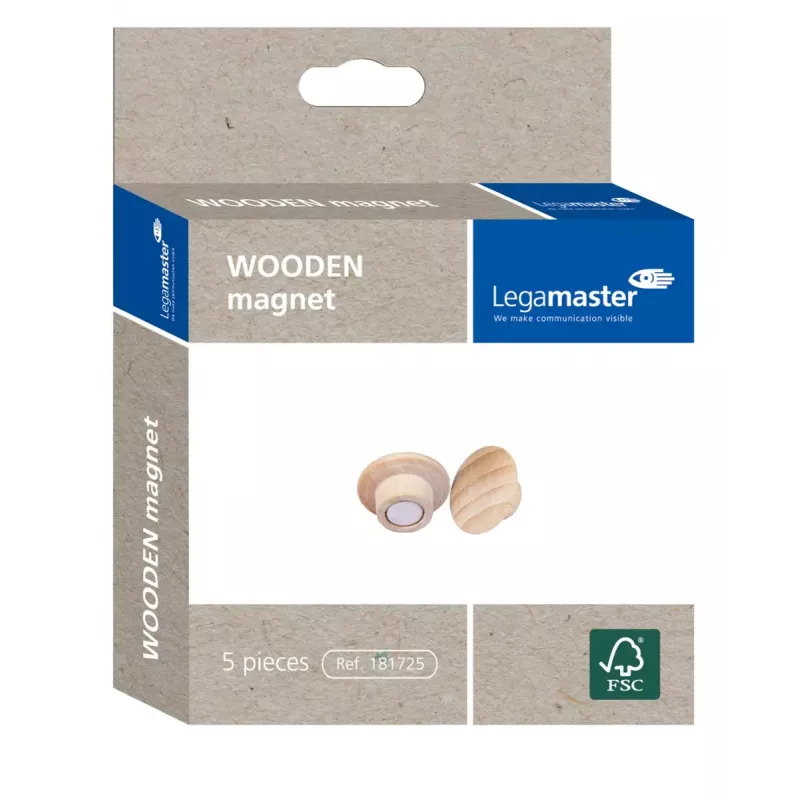 Holzmagnete Legamaster 25mm 5 Stück