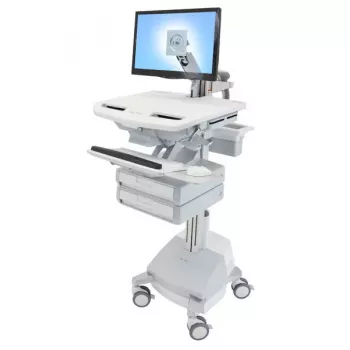 Multimedia-Wagen Ergotron StyleView Aluminiumgrau Weiß