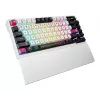 Mechanische Gaming-Tastatur ASUS ROG Azoth X — 75%-Layout, USB + RF Wireless + Bluetooth, RGB, Handgelenkauflage, Schwarz/Weiß
