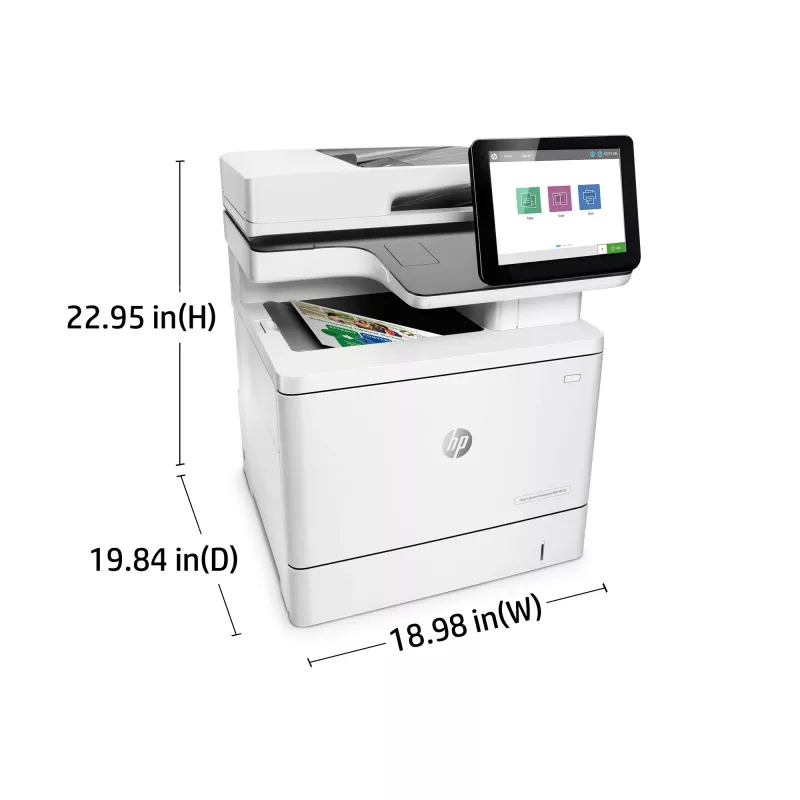 HP Color LaserJet Enterprise MFP M578dn, Laser, Farbdruck, 1200 x 1200 DPI, A4, Direktdruck, Weiß