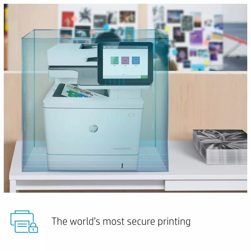 HP Color LaserJet Enterprise MFP M578dn, Laser, Farbdruck, 1200 x 1200 DPI, A4, Direktdruck, Weiß