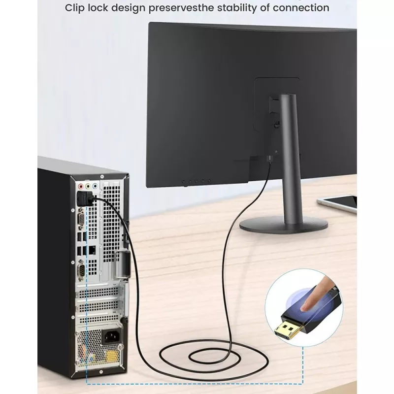 Techly Monitor DisplayPort-zu-DVI-Kabel 2 m ICOC DSP-C-020