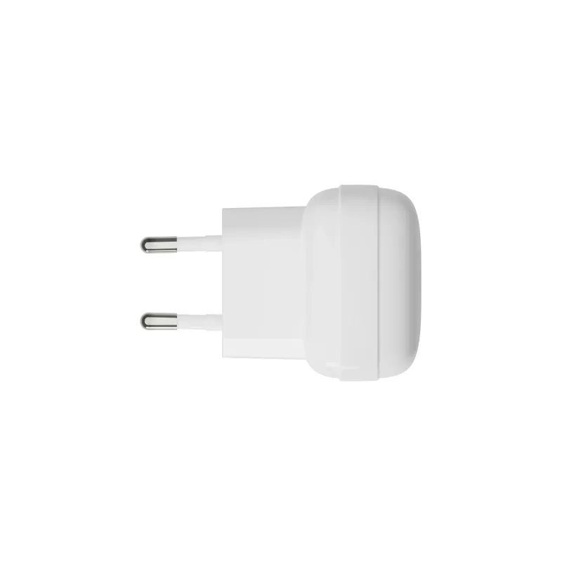 EU Flachwandladegerät d bramante re-charge Pro — 2× USB-C 25W, Indoor, Weiß