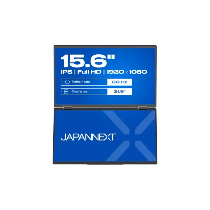 JAPANNEXT JN-DMD-IPS156F Computer-Monitor 39,6 cm (15,6 Zoll) 1920 x 1080 Pixel Full HD LCD Schwarz