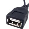Techly USB 2.0 Kabel OTG A F Micro USB M mit USB 30cm Schwarz ICOC MUSB-MC2