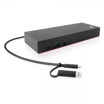 Lenovo ThinkPad Hybrid USB-C mit USB-A Dock Kabelgebunden USB 3.2 Gen 2 (3.1 Gen 2) Typ-C Schwarz