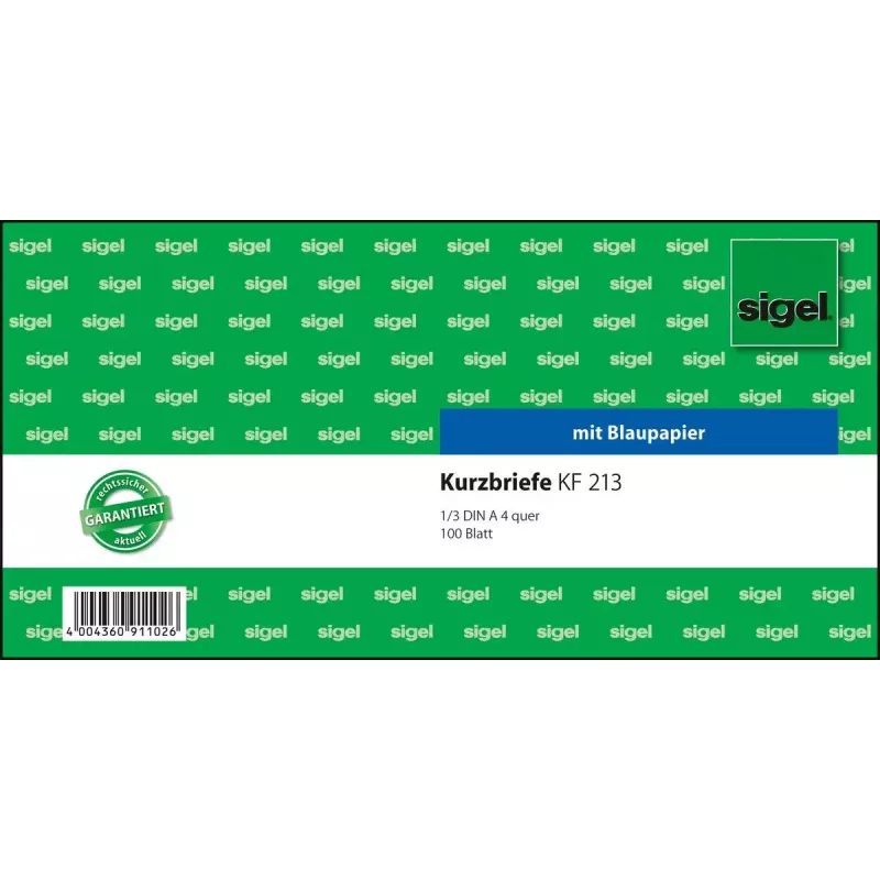 Journalpapier Sigel KF213