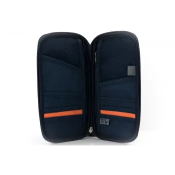 Safe Flight Blaue Polyester-Reisetasche TROIKA TRV20/DB