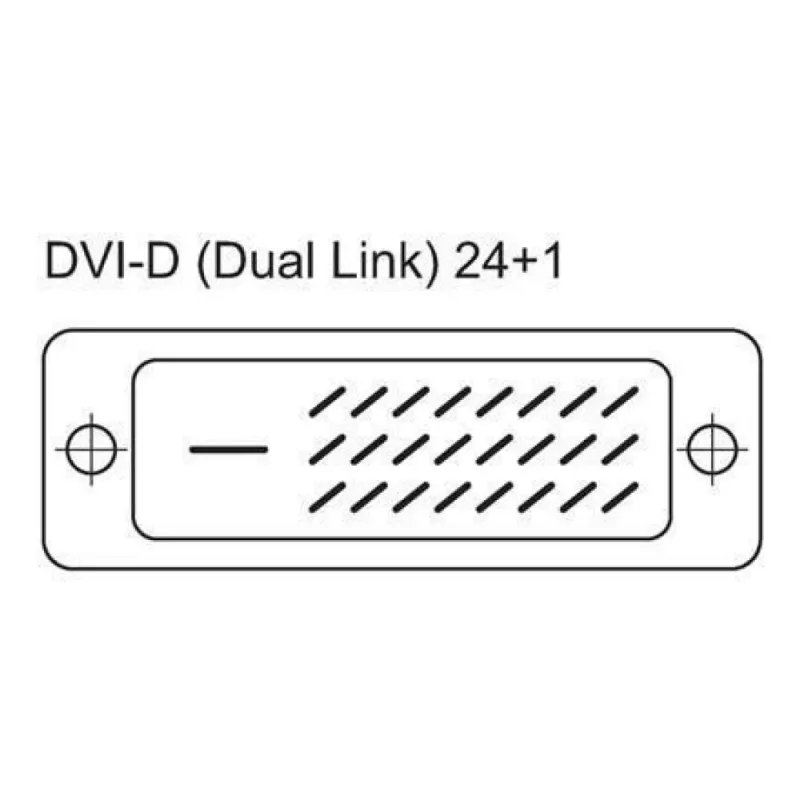 Techly Dual Link DVI digital (DVI-D) mit Ferrit 10 m ICOC DVI-811CF