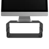 Dataflex Addit Bento® Monitorerhöhung - verstellbar 123, freistehend, 20 kg, Höhenverstellung, Schwarz