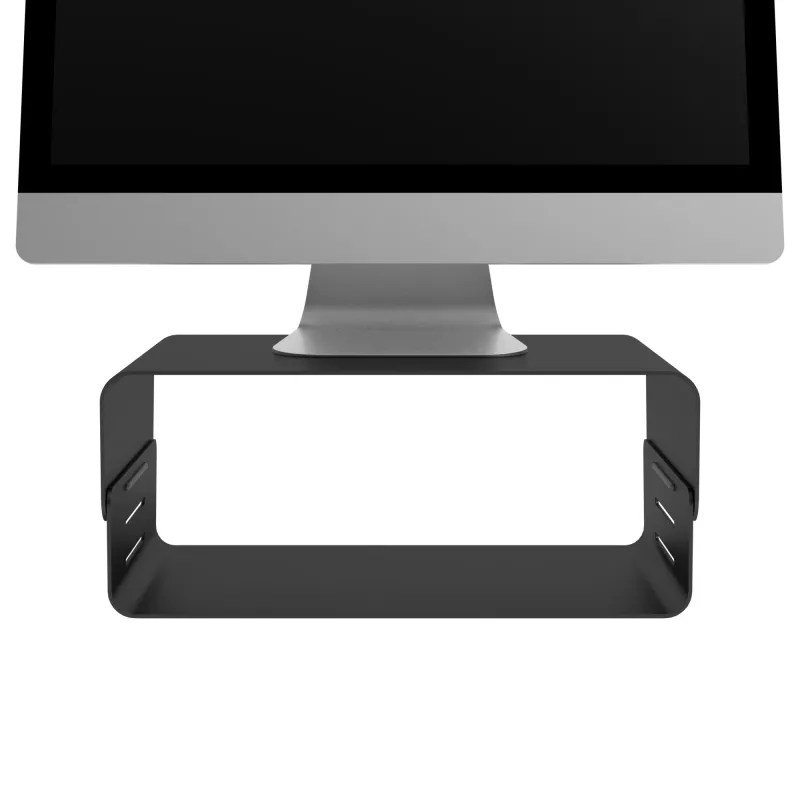 Dataflex Addit Bento® Monitorerhöhung - verstellbar 123, freistehend, 20 kg, Höhenverstellung, Schwarz