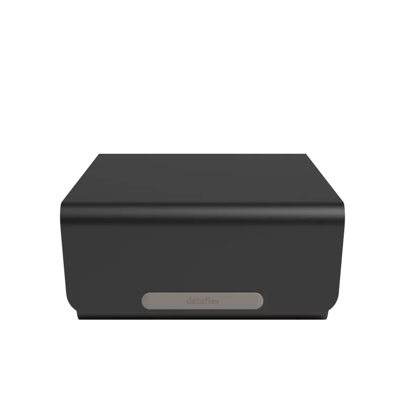 Dataflex Addit Bento® Monitorerhöhung - verstellbar 123, freistehend, 20 kg, Höhenverstellung, Schwarz