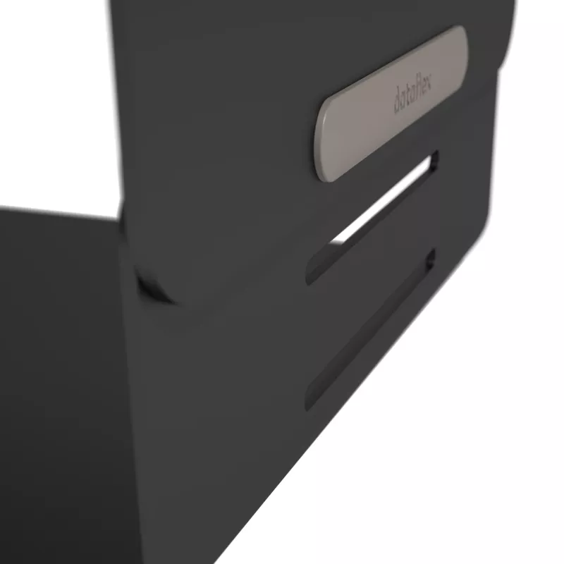 Dataflex Addit Bento® Monitorerhöhung - verstellbar 123, freistehend, 20 kg, Höhenverstellung, Schwarz