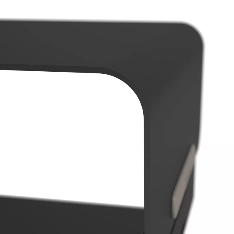 Dataflex Addit Bento® Monitorerhöhung - verstellbar 123, freistehend, 20 kg, Höhenverstellung, Schwarz
