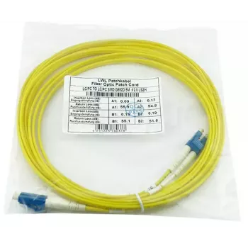 Glasfaser-Patchkabel BlueOptics SFP3131BU3MK 3 m OS2 LC–LC gelb, 9 µm, Vollduplex