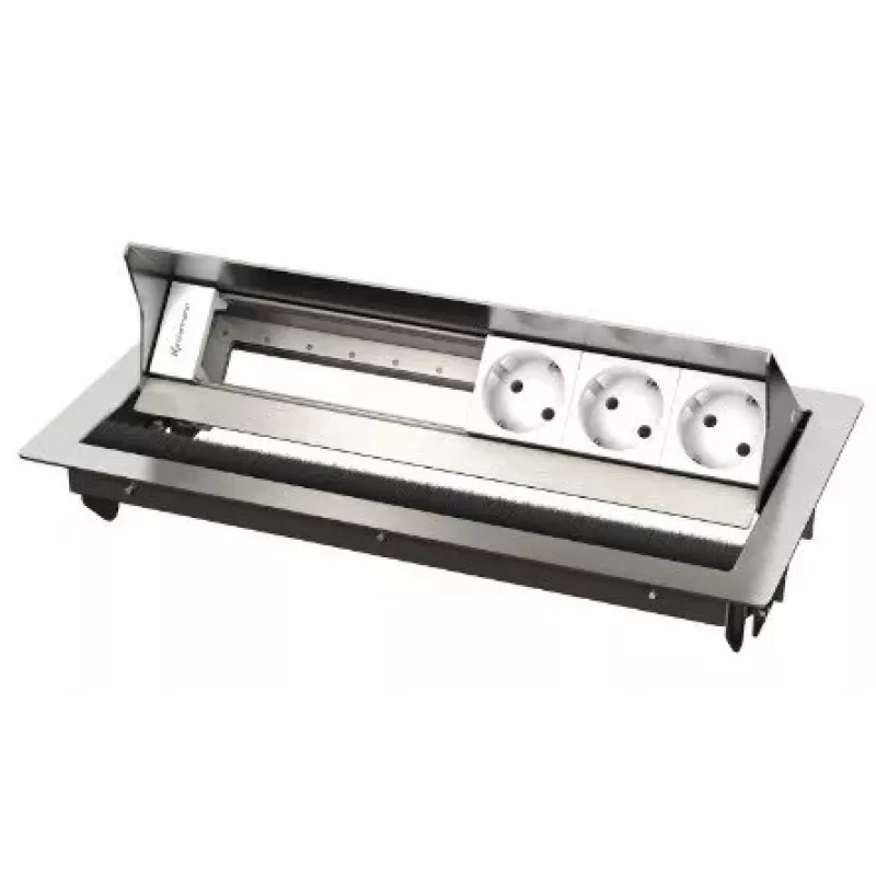 Tischanschlussdose Typ F Kindermann 7492000063