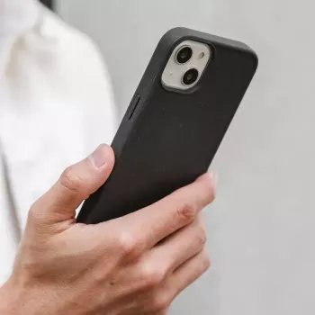 Woodcessories Bio Case Handyhülle Cover Schwarz iPhone 14 Plus 17 cm