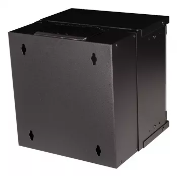 Wandmontierter Schrankschrank EQUIP EWM-06-3030-B 6U, 312 mm breit, 300–330 mm tief, schwarz