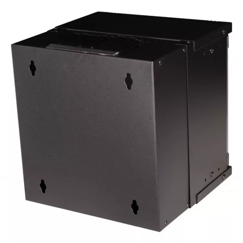 Wandmontierter Schrankschrank EQUIP EWM-06-3030-B 6U, 312 mm breit, 300–330 mm tief, schwarz
