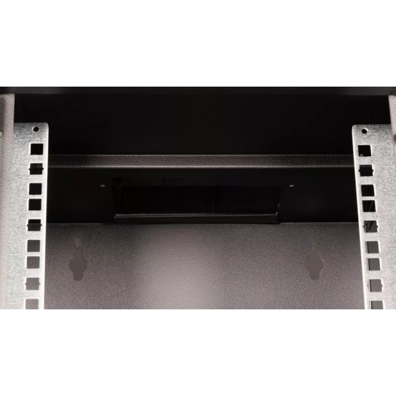 Wandmontierter Schrankschrank EQUIP EWM-06-3030-B 6U, 312 mm breit, 300–330 mm tief, schwarz