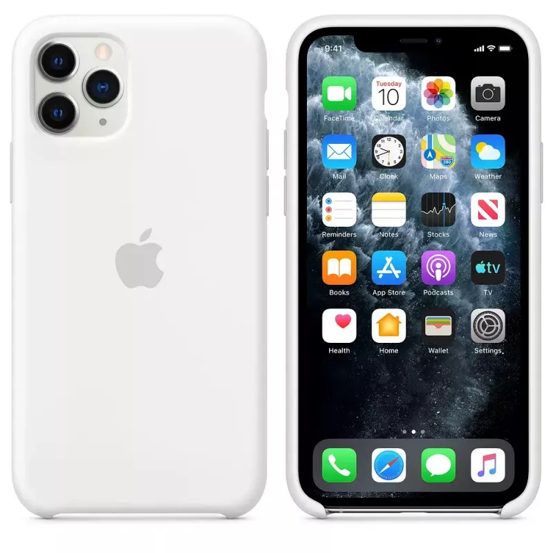 Apple iPhone 11 Pro Silikon-Hülle Weiß