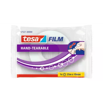 Klebeband TESA 57521-00000-01 Transparent Polypropylen 25 m 19 mm