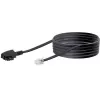Kabel Schwaiger 6,0 m RJ-12 - TAE-F 6 m Schwarz