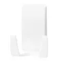 Rasiererhalter Tesa Powerstrips Waterproof Wave, selbstklebender Badezimmerhalter, wasserdichtes Design, weiß