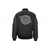 Bomberjacke ASUS ROG Cosmic Bomber Herren Regular Fit Langarm Schwarz Grau