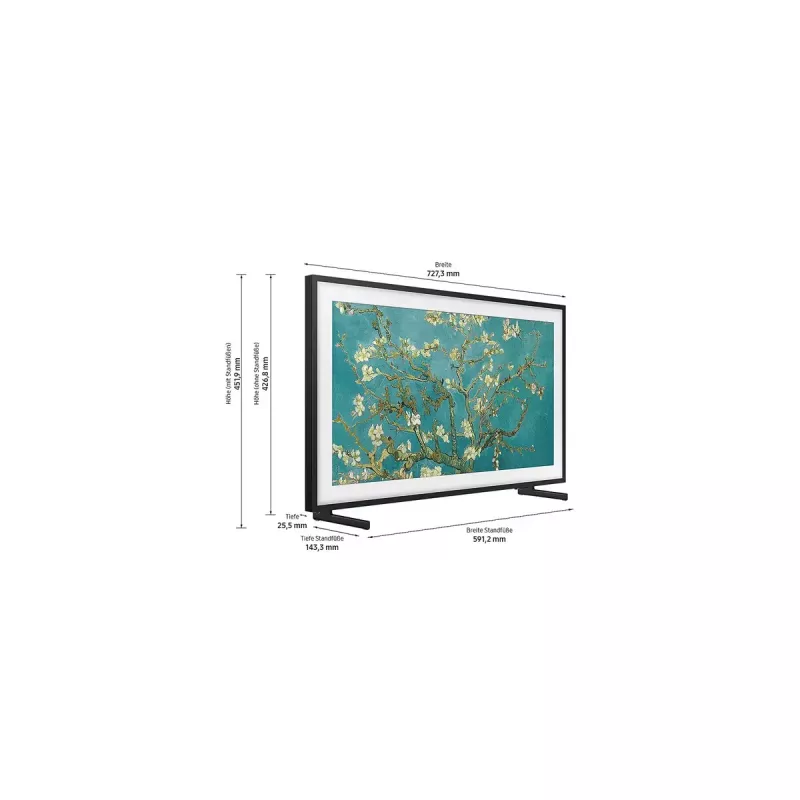 Samsung The Frame GQ32LS03CBU 81,3 cm (32 Zoll) Full HD Smart TV WLAN Schwarz