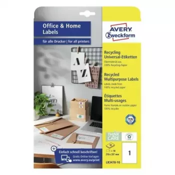 Selbstklebendes Etikett Rechteck AVERY LR3478-10