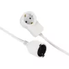 Hama Powerplug Stromverlängerung 3 m 2 AC-Steckdosen Innenbereich Weiß