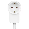 Hama Powerplug Stromverlängerung 3 m 2 AC-Steckdosen Innenbereich Weiß