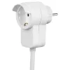 Hama Powerplug Stromverlängerung 3 m 2 AC-Steckdosen Innenbereich Weiß