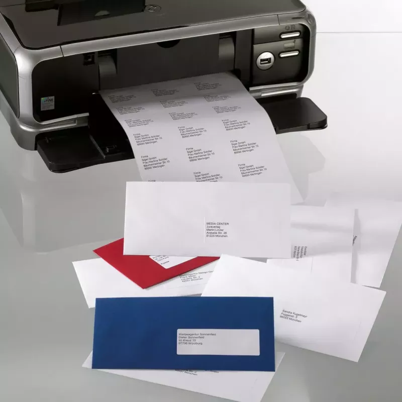 Nicht klebende Druckeretiketten Sigel LA320