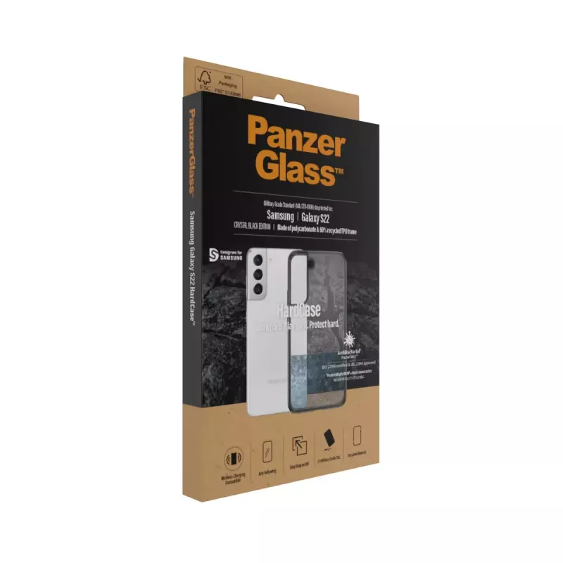 HardCase Cover PanzerGlass für Samsung Galaxy S22 Transparent