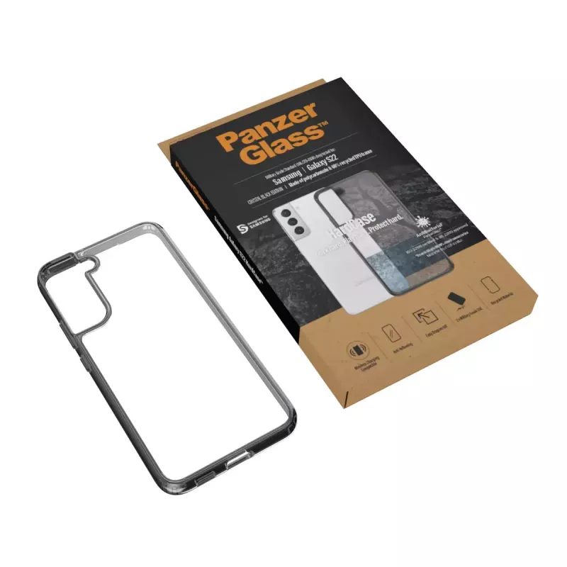 HardCase Cover PanzerGlass für Samsung Galaxy S22 Transparent