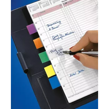 Lesezeichen Sigel HN677 Flexibel Blau Grün Orange Rot Violett Gelb