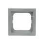 Abdeckrahmen Busch-Jaeger 1721-183K Silber – Thermoplast, schraubenlos, 80×80 mm, 11 mm
