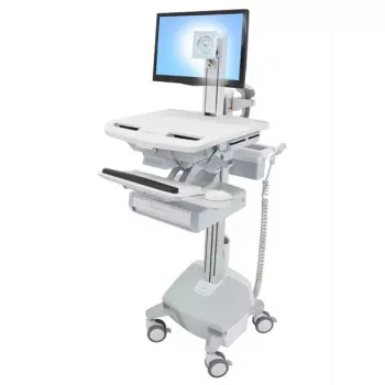Multimedia-Wagen Ergotron StyleView Aluminium Grau Weiß