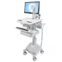 Multimedia-Wagen Ergotron StyleView Aluminium Grau Weiß