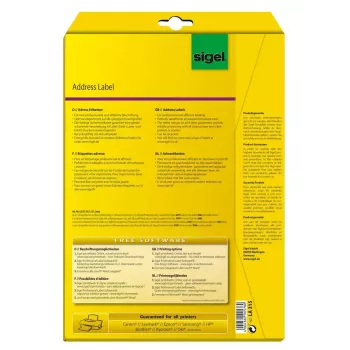 Adressetikett Sigel LA315