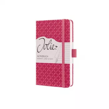 Schreibnotizbuch Sigel JN104 A6 174 Blatt Pink Liniert Hardcover