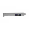 EXSYS EX-11049 Interner USB 3.2 Gen 1 PCIe-Adapter Schwarz Silber