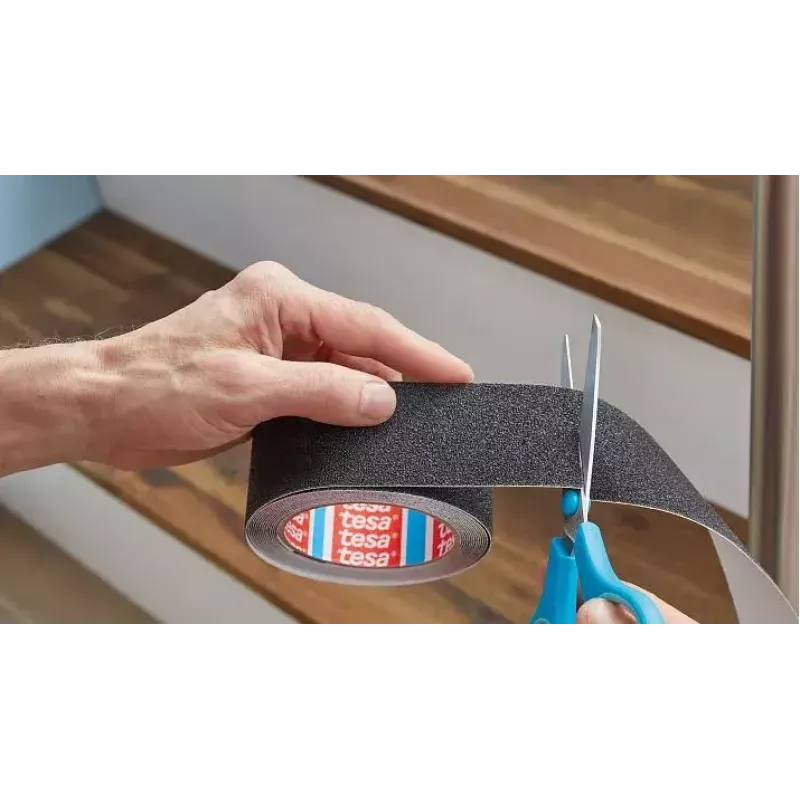 Rutschfester Badstreifen TESA 55588 Schwarz