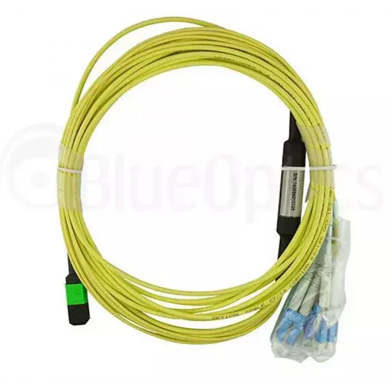 BlueOptics CBL-MPO12-4LC-SMF-7M-BO InfiniBand Glasfaserkabel 7,5 m MPO 4x LC