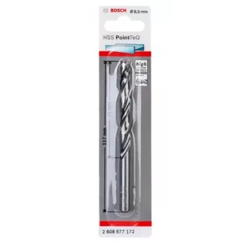 Twist Drill Bit Bosch HSS Twist Drill Bits PointTeQ 8,5 mm